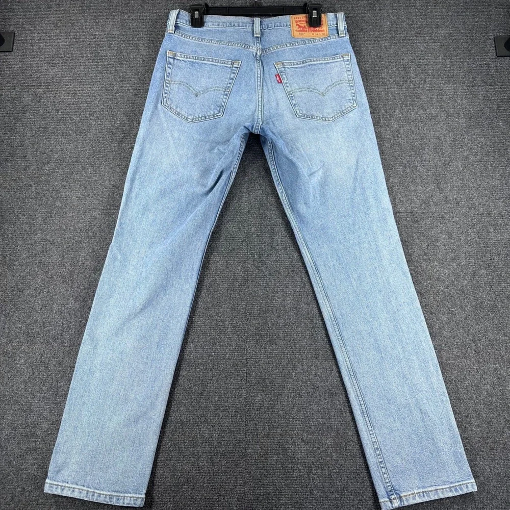 Levi's 511 Jeans Mens 31x30 W31 L30 Light Wash Slim Fit Denim